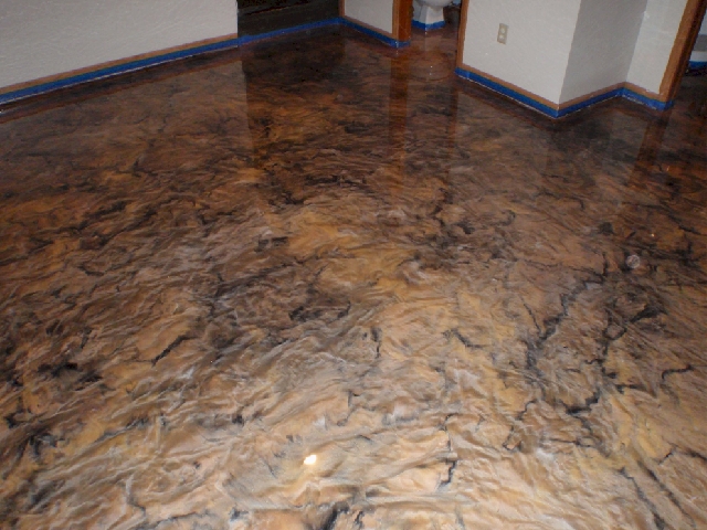 ECS North Ohio Reflector Custom Basement Epoxy Flooring 71